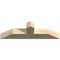 Ekena Millwork Portland Rough Sawn Timber Gable Bracket, Douglas Fir, 48"W x 14"H x 6"D x 6"F, 7/12 Pitch GBW048X14X0606POR00RDF - alternate 2